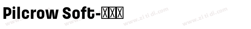 Pilcrow Soft字体转换